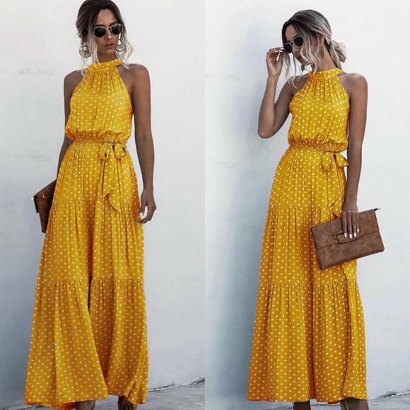 Halter Maxi Dress - Picture 3 of 3